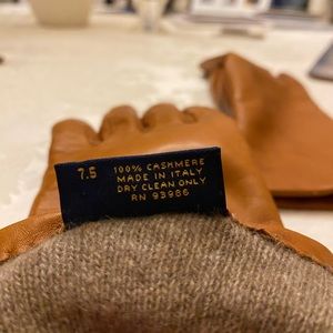 Brooks Brothers Cashmere lined Italian Gloves
